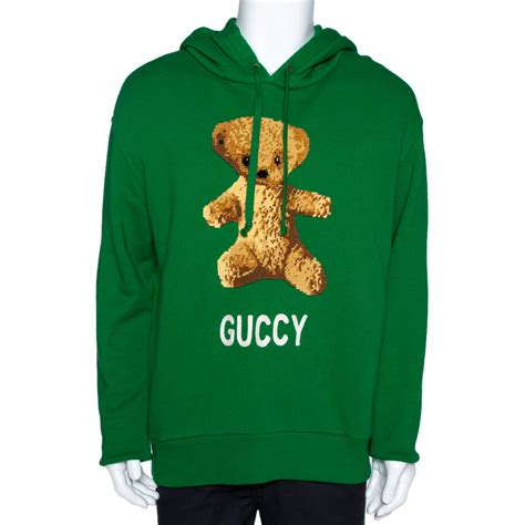 replica gucci teddy bear sweater|authentic gucci hoodie.